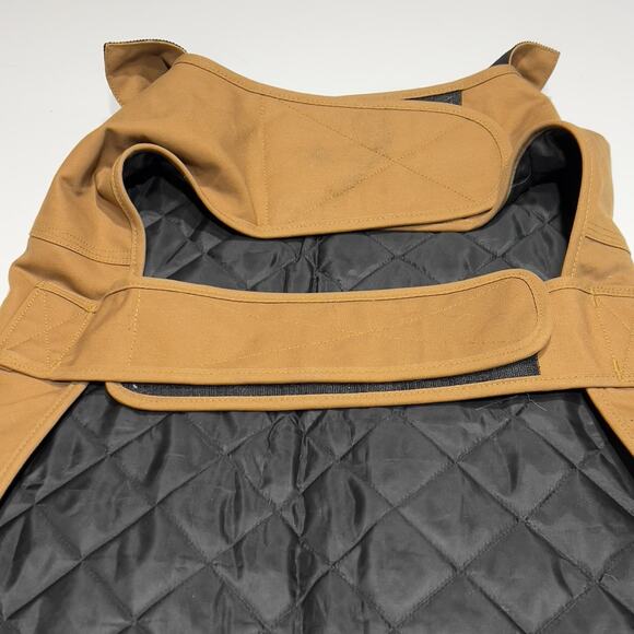 Carhartt Dog Chore Coat Brown Canvas Quilt Lined Work Jacket Size XL - Picture 5 of 6